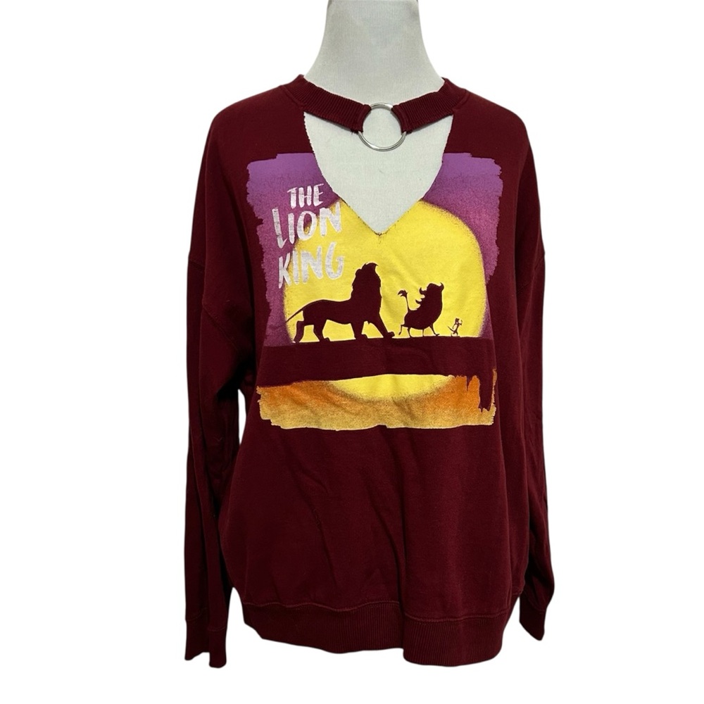 5/$30 🎈 Disney the lion king XL choker style sweatshirt